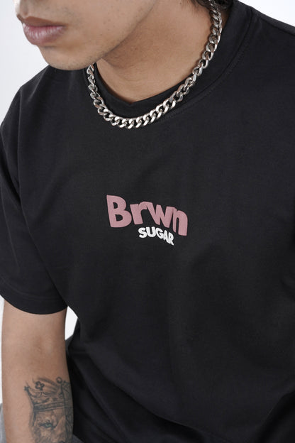 Unisex Black Oversized Tee