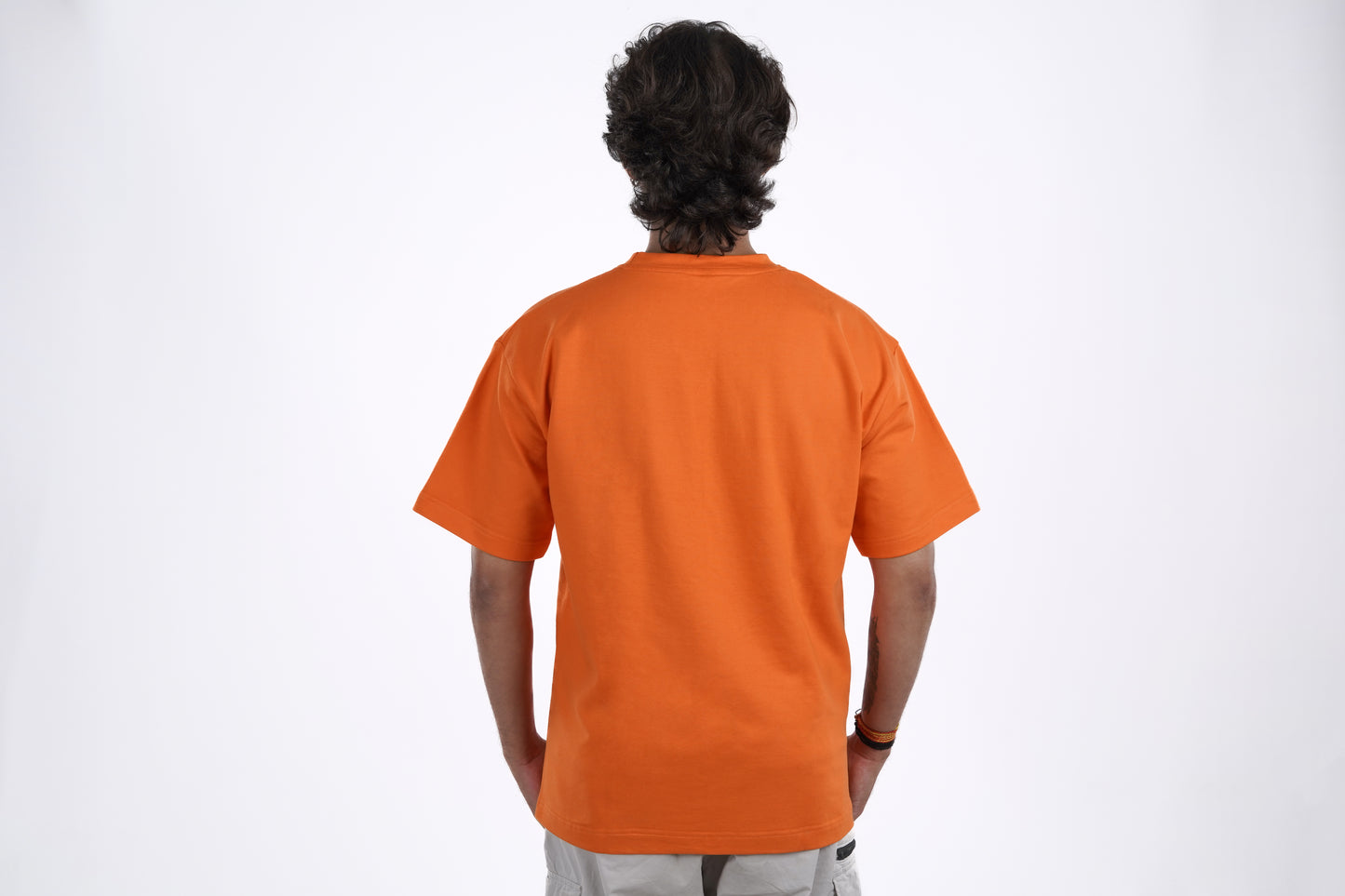 Unisex Orange Oversized Tee